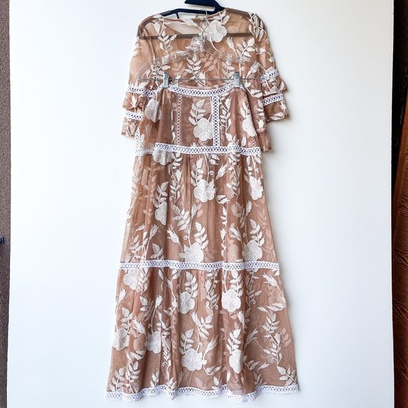 For Love & Lemons Emelia Top & Maxi Skirt Boho Set - Picture 8 of 16